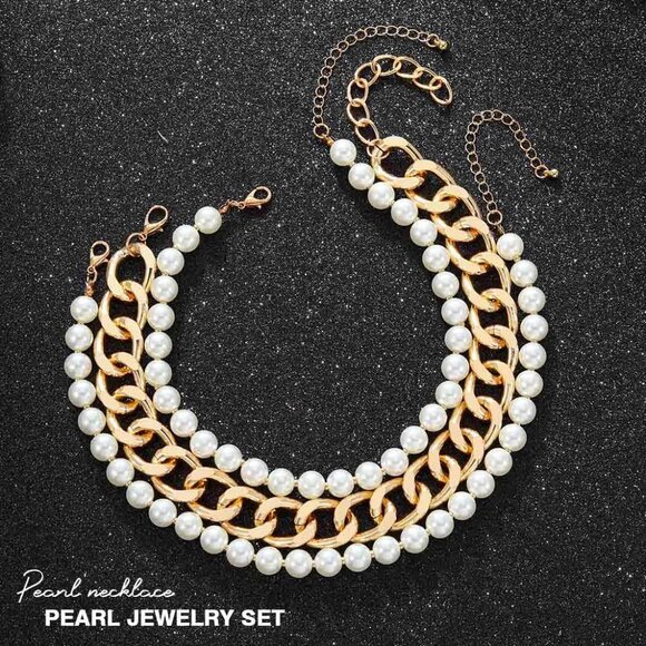 Women's Layered Chain Cuban Link Necklaces Chain Fashion Jewelry Stylish To Wear - Picture 2 of 7